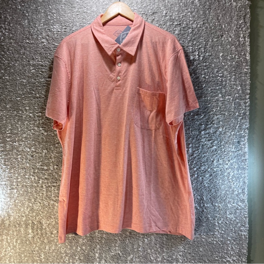 St Johns Bay Mens Polo Shirt Super Soft Classic Fit Stretch XXL Cotton Blend NWT